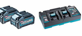 Makita XGT 40V batteries and chargers