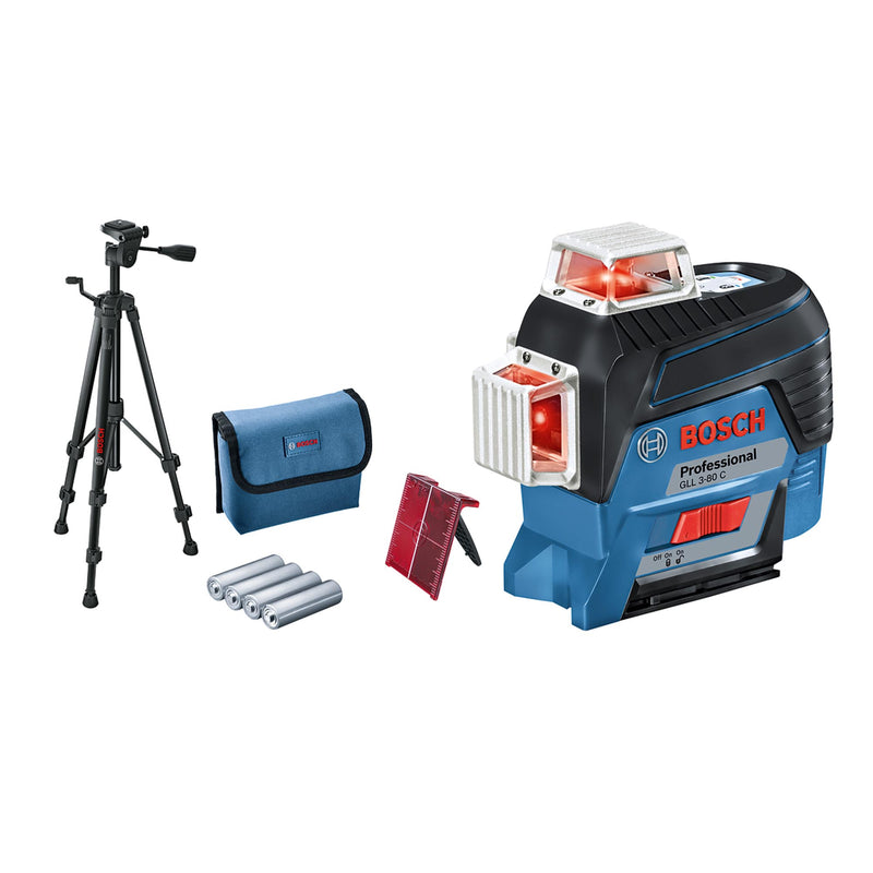 Laser Level Bosch GLL 3-80 C with tripod