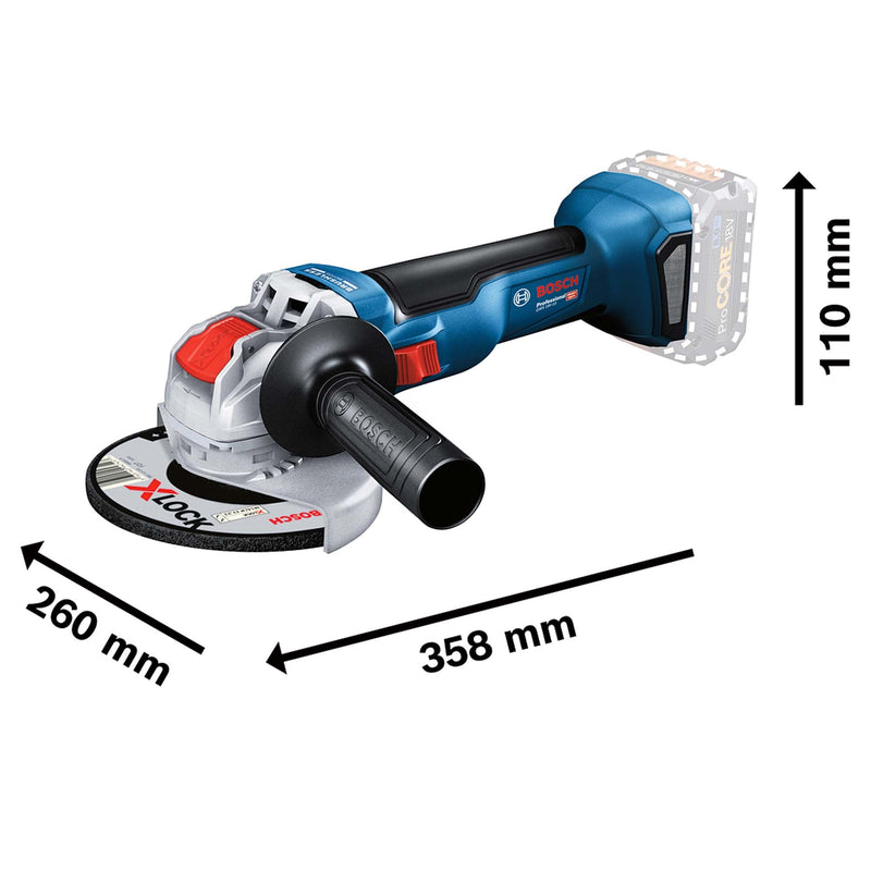 Grinder Bosch GWX 18V-10