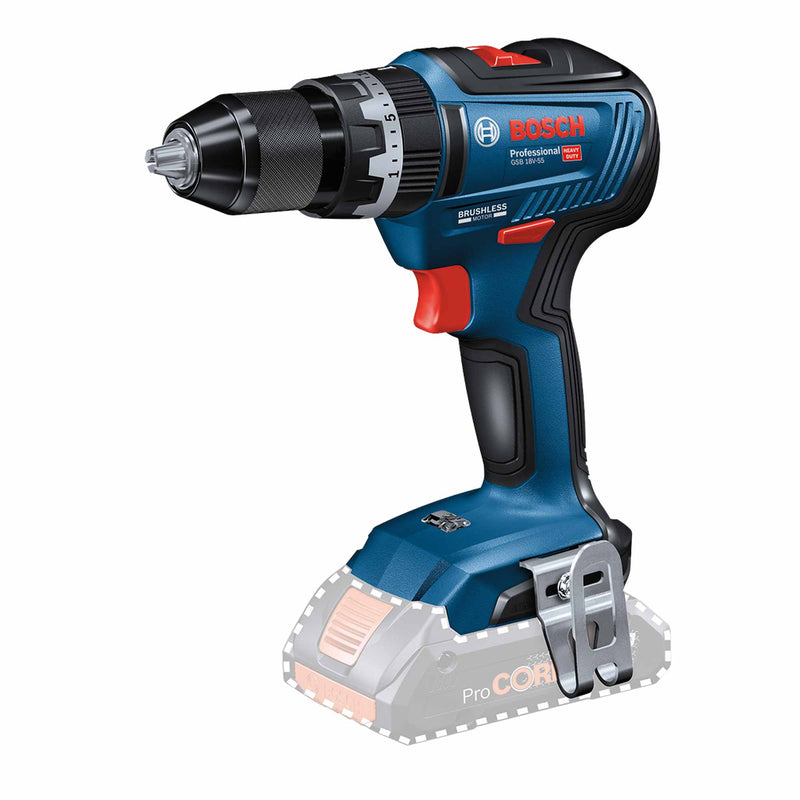 Driver drill Bosch GSB 18V-55 18V 4AH