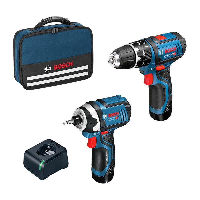 Screwdriver Set Bosch GSB 12V-15 + GDR 12V-105