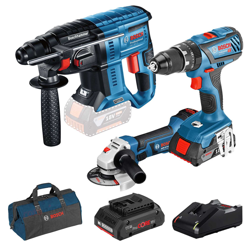 Combo Kit Bosch 0615991M0U 18V 4AhPro