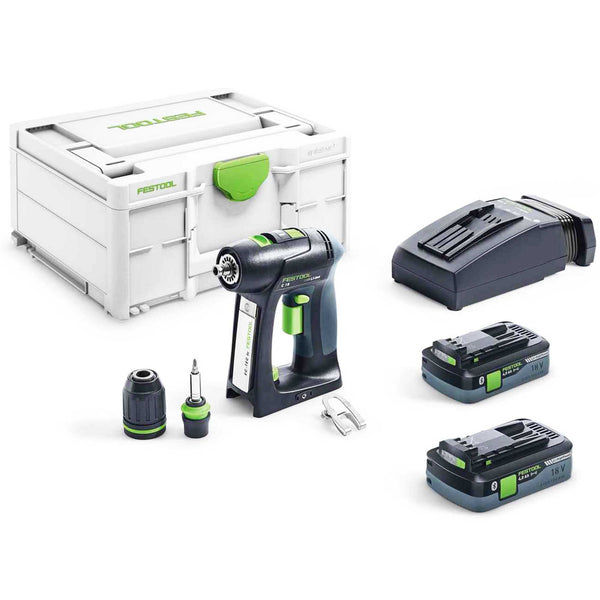 Driver Drill Festool C 18 HPC 4,0 I-Plus 18V 4Ah