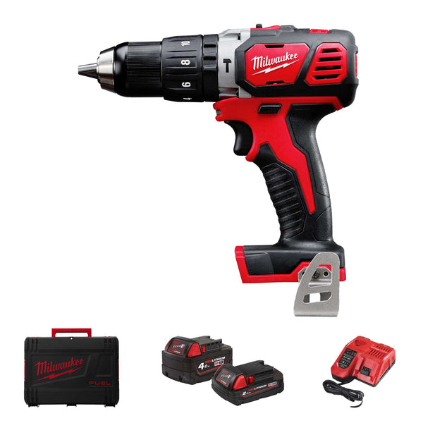 Drill Milwaukee M18 BPD422C 18V 2Ah + 4Ah