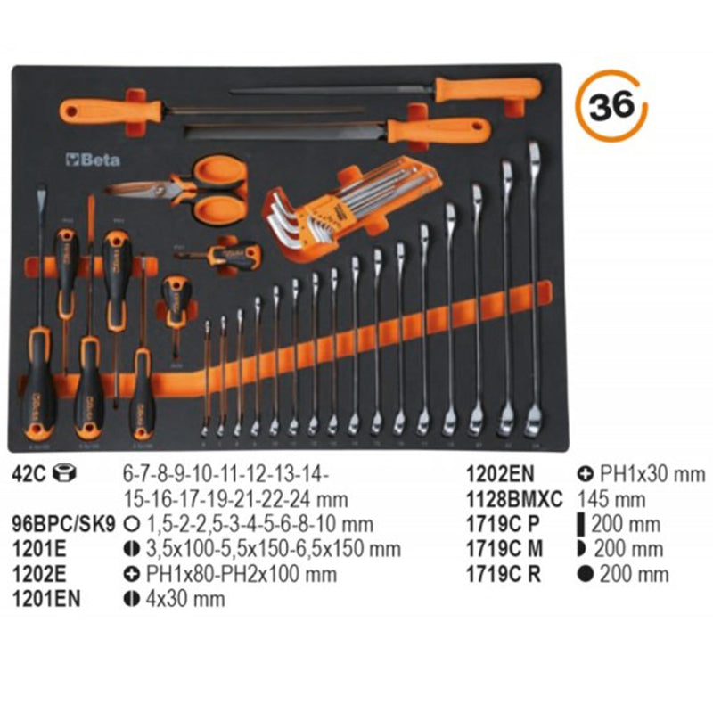 Portable tool chest Beta C04BOX VU