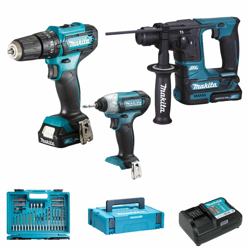 Combo Kit Makita CLX338SAX3 12V 2Ah