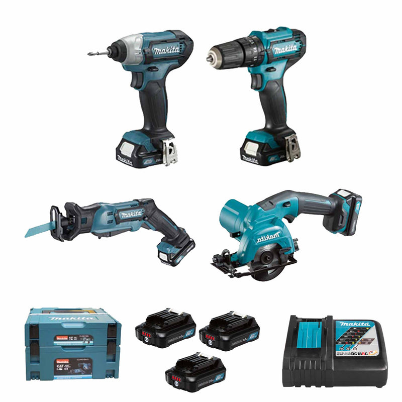 Combo Kit Makita CLX431SAJ1 12V 2Ah