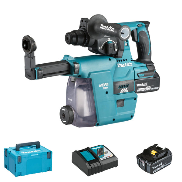 Rotary Hammer Makita DHR242RTJW 18V 5Ah