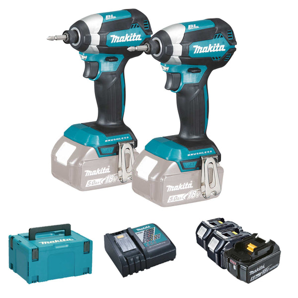 Combo Drill Makita DLX2236TJ1 18V 5Ah