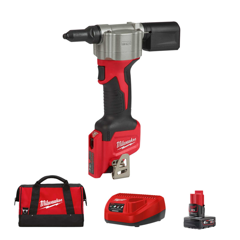 Rivet Tool Milwaukee M12 BPRT-401 4Ah