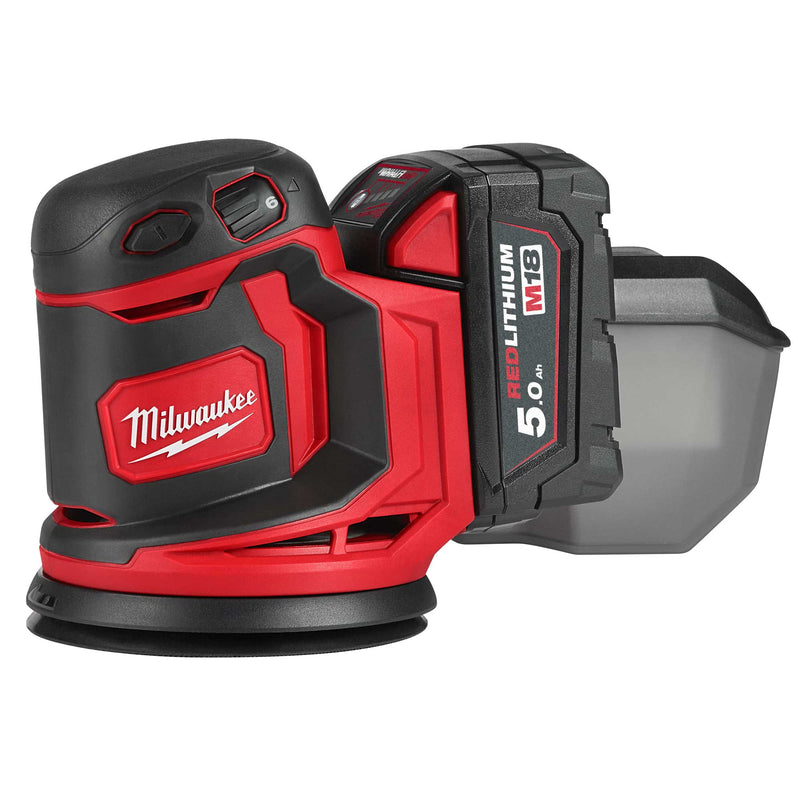 Orbital Sanders Milwaukee M18 BOS125-502B 5Ah