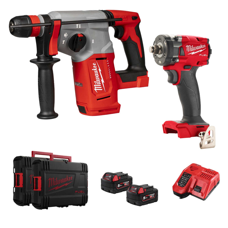 Kit Power Pack Milwaukee M18 FPP2AJ2-502X 5Ah