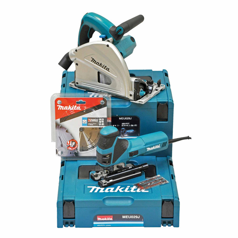 Combo Kit Makita MEU029J 720W/1300W w/Guide rail