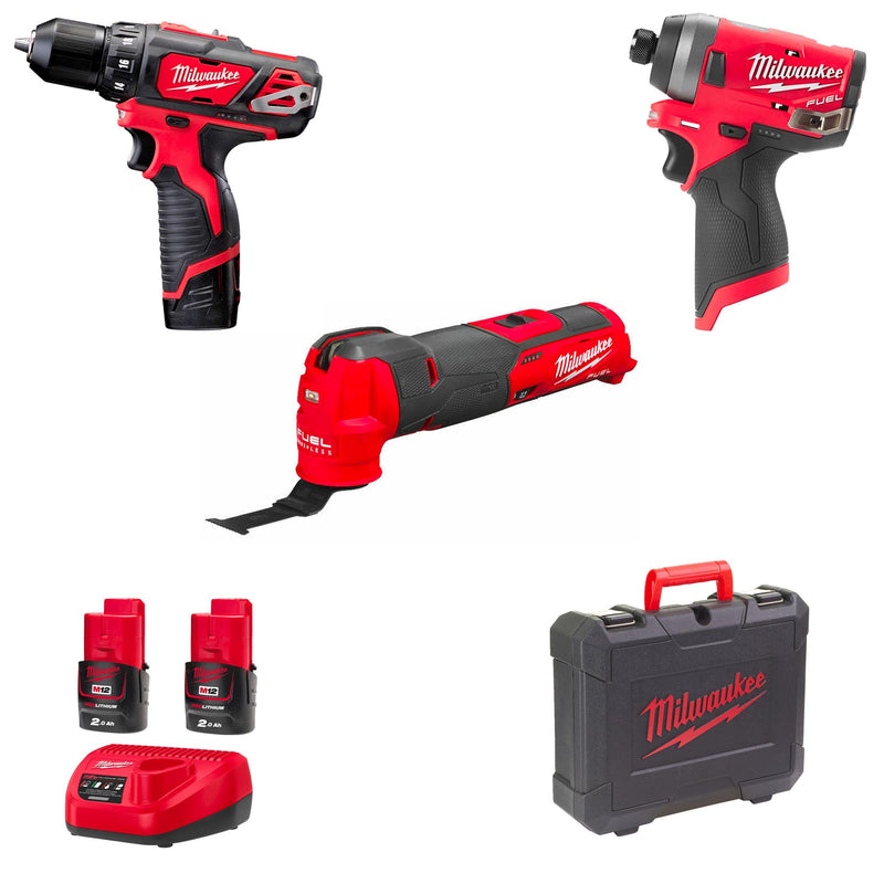 Milwaukee M12 BPDFF3A-202 Kit