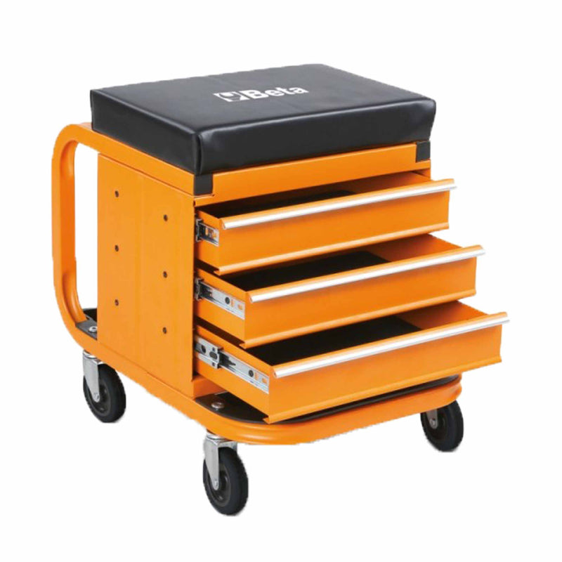 Heavy duty creeper with tool chest Beta 2258-O