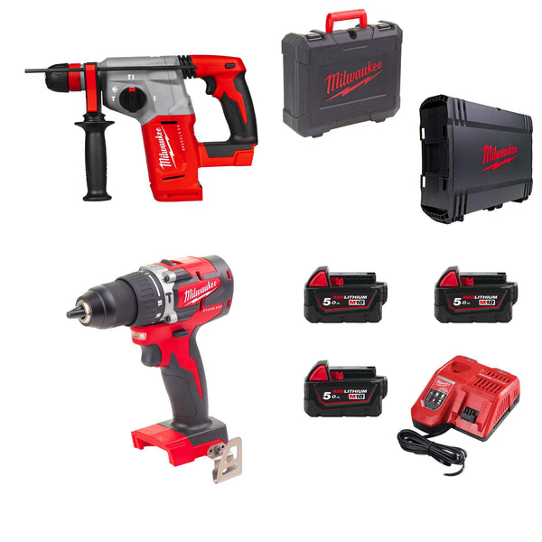 Milwaukee M18 PP2PA-503X Power Pack Kit 18V 5Ah