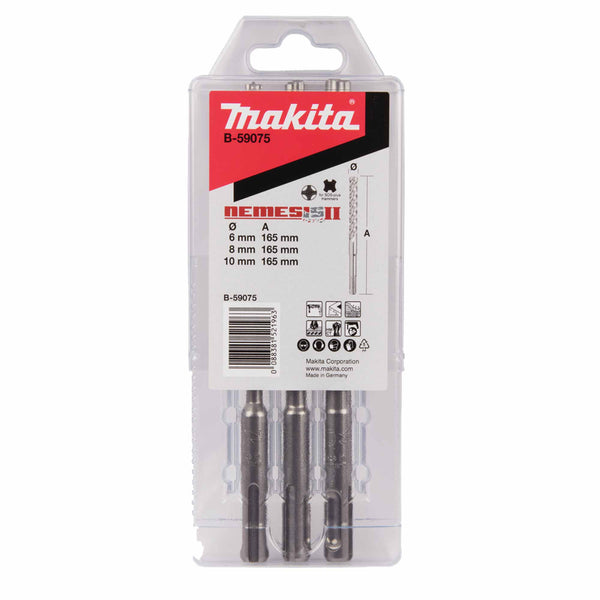 Nemesis II Bits Set Makita SDS-PLUS B-59075