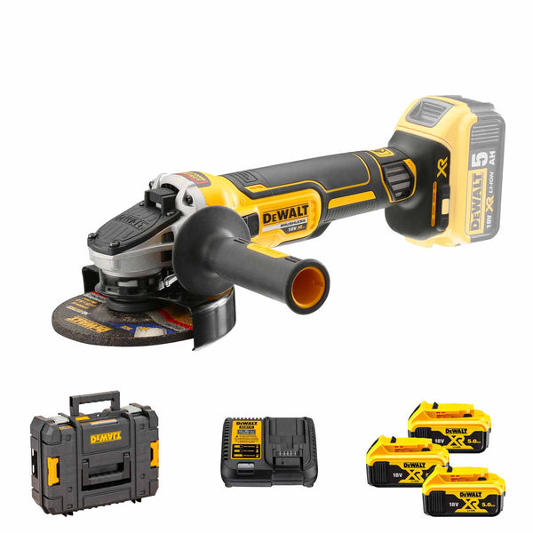 Grinder Dewalt DCG405P3-QW 18V 5Ah