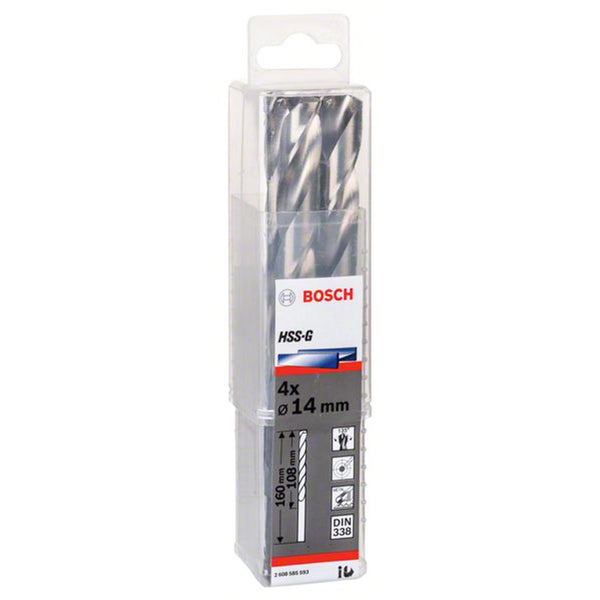 Set Bits Bosch HSS-G DIN 338 4PZ